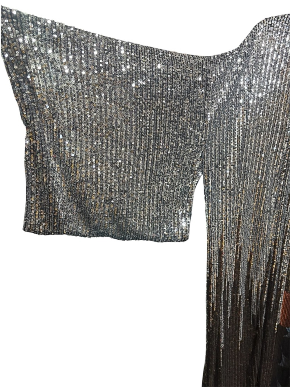 FREE PEOPLE  "Party On" Sequin Kimono Jacket Duster. - Picture 6 of 7